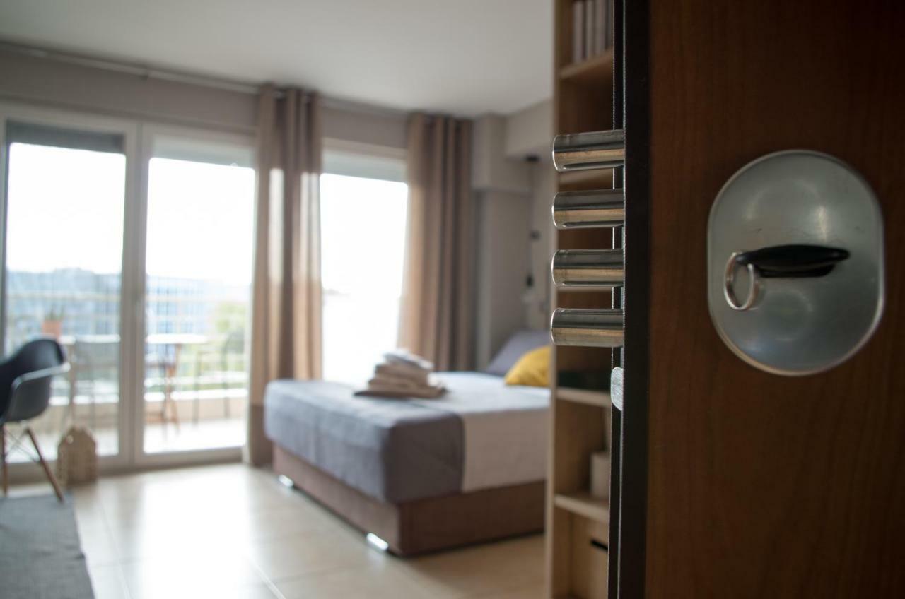 Ferienwohnung Great View Luxury Living-Metro Station Thessaloniki Exterior foto