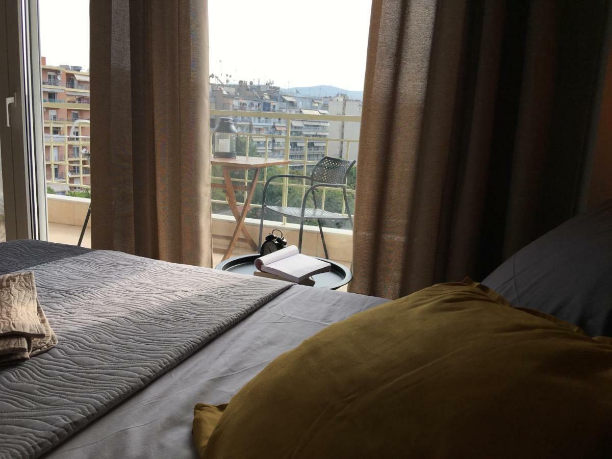 Ferienwohnung Great View Luxury Living-Metro Station Thessaloniki Exterior foto