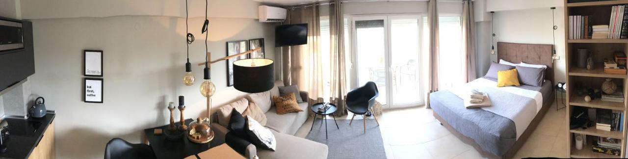 Ferienwohnung Great View Luxury Living-Metro Station Thessaloniki Exterior foto